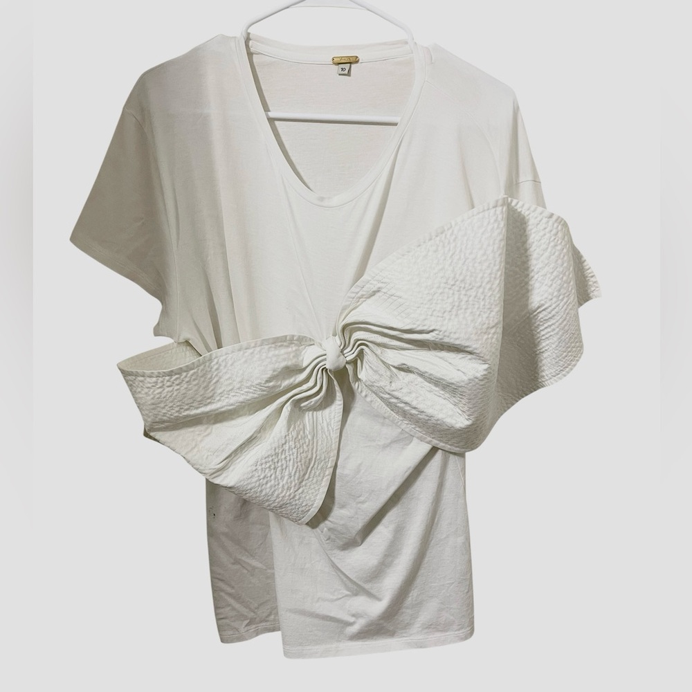 💙JOHANNA ORTIZ WHITE BOW TOP. - Picture 3 of 11